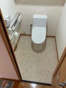 トイレ交換＆内装工事：鹿児島市西田　T様邸／完成