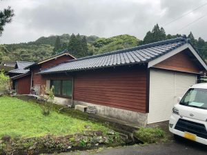 倉庫の屋根外壁塗装工事：肝属郡南大隅町　M様邸