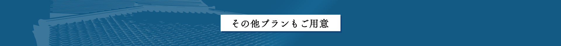 その他プランもご用意