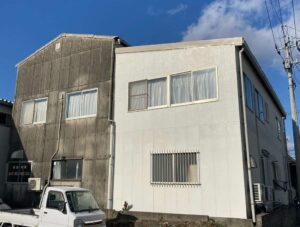 外壁塗装工事＆スレート屋根補修工事：鹿児島市東開町　K様工場建屋