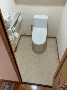 トイレ交換＆内装工事：鹿児島市西田　T様邸